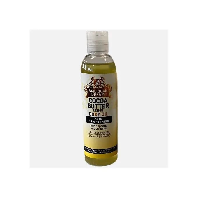 American Dream Cocoa Butter Body Oil - Lemon 200ml