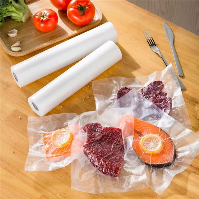 Vacuum Sealer Rolls, BPA Free Commercial Grade Bag Rolls for Food Saver, Dishwasher Safe, Tear Resistant, Safe to Freeze