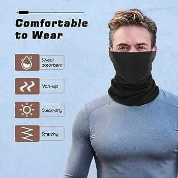 Snood Face Mask UK MADE for Men & women Scarf Mask Face Covering