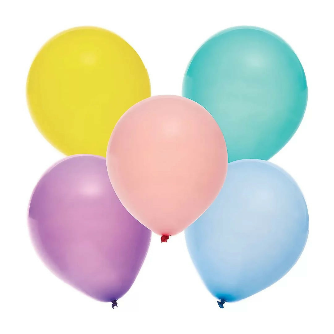 Pastel Party Balloons – Extra Large 100 Pc Pack