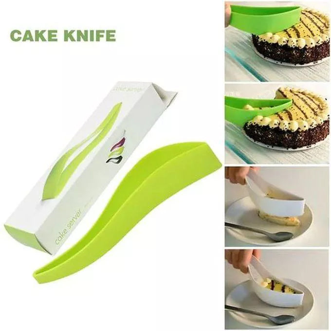 Cake Slicer, Plastic Cake Server Cake Pie and Pastry Cutter Desert Slicer Pie Knife Divider