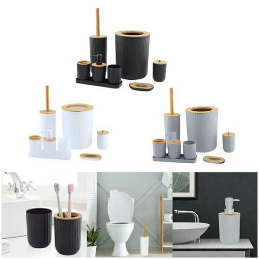 Luxury 6pcs Bathroom Set, Elegant Essentials for Your Home or Hotel