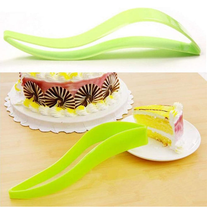 Cake Slicer, Plastic Cake Server Cake Pie and Pastry Cutter Desert Slicer Pie Knife Divider