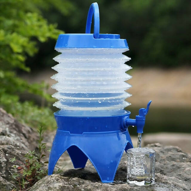 Collapsible Juice/Liquids Dispenser, Foldable Water Liquid Dispenser for Portable Water Storage, Beverage Portable Container Bottle