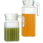 Luminarc High Quality Juice Water Glass Jugs-Lids