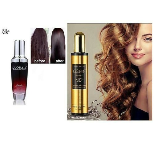 Luodais Classic Human Hair,Wig Serum + No.5 Shine Spray