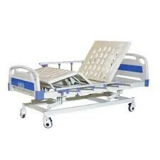 Adjustable Nursing two Crank Semi Fowler Hospital Bed.