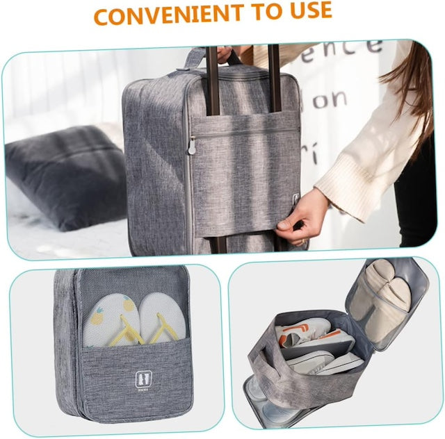 Waterproof Travel Shoe Bag, Outdoor Shoe Rack Shoe Organizer, Portable Shoe Storage Bag with Packing Cubes, Shoes Pouch