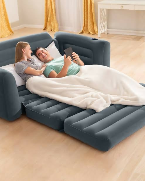 3 seater Intex Inflatable Pull-Out Sofa PLUS FREE Electric PUMP