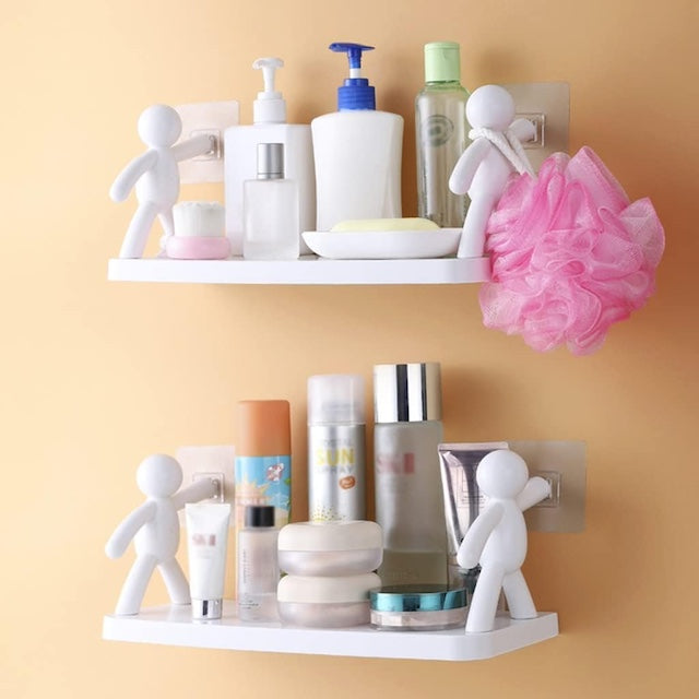 White Doll Bathroom Shelve, Wall Mounted Floating Shelve,Wall Mounted Hanging Shelve