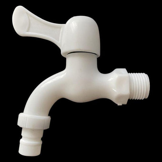 Rotational PVC Water Tap Bib Cock Nozzle Compatible Head