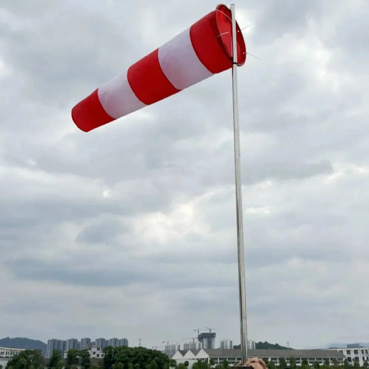 ICAO certified standard complete  Windsock. ( 32 - diameter Ring and rope cone)