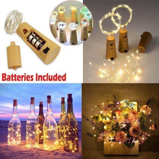 Wine Bottle Fairy Lights LED, Easy to Install LED Light, Compatible with Most Bottles