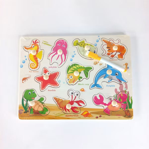 Peg Puzzle Set – Educational Learning Toys for Toddlers