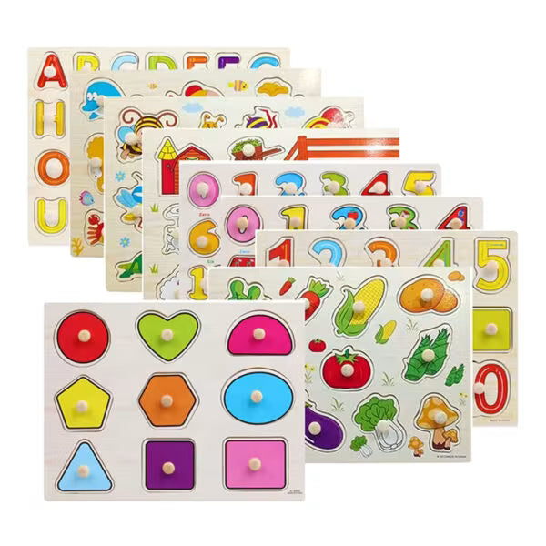 Peg Puzzle Set – Educational Learning Toys for Toddlers