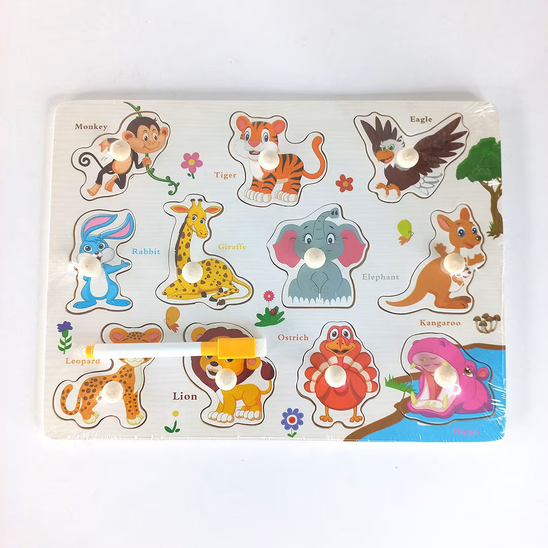 Peg Puzzle Set – Educational Learning Toys for Toddlers