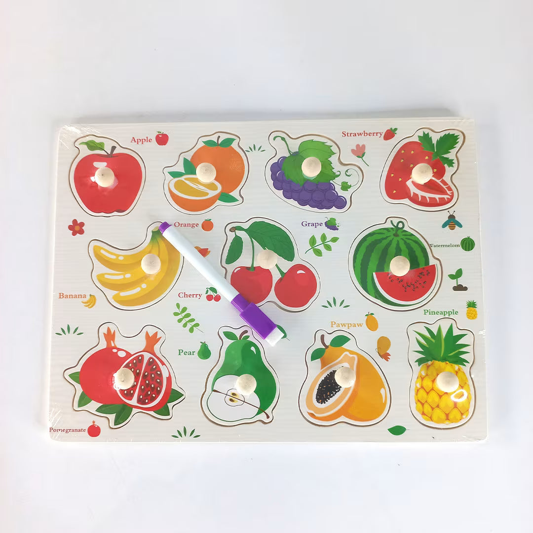 Peg Puzzle Set – Educational Learning Toys for Toddlers