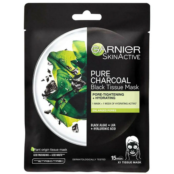 Garnier Skin Active Pure Charcoal Black Tissue Face Mask - 28g