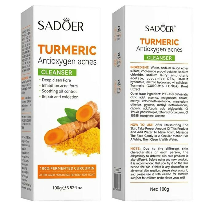 SADOER Turmeric Face Wash Cleanser