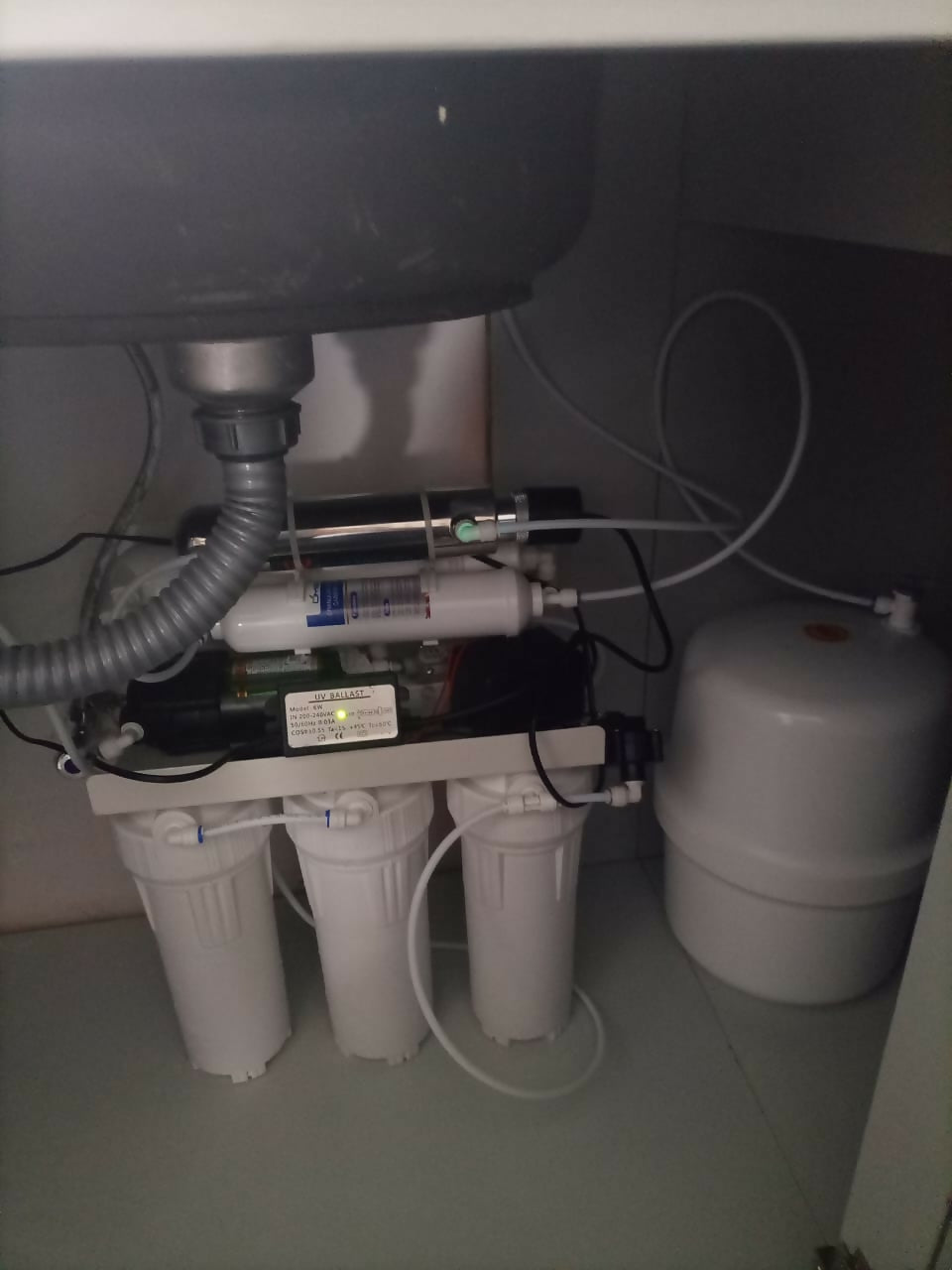 7 stage MINI DOMESTIC REVERSE OSMOSIS WATER FILTRATION SYSTEM