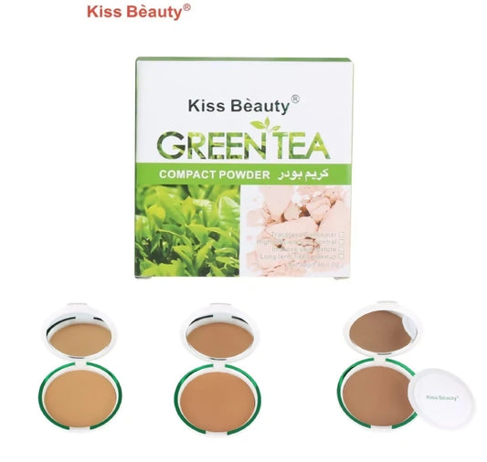 Kiss Beauty Green Tea Compact Powder