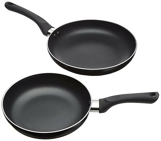 Frying Pan Set 2pcs (26cm & 20cm) with Spatula