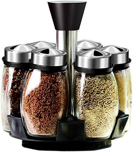 Rotating Spice Jar Set