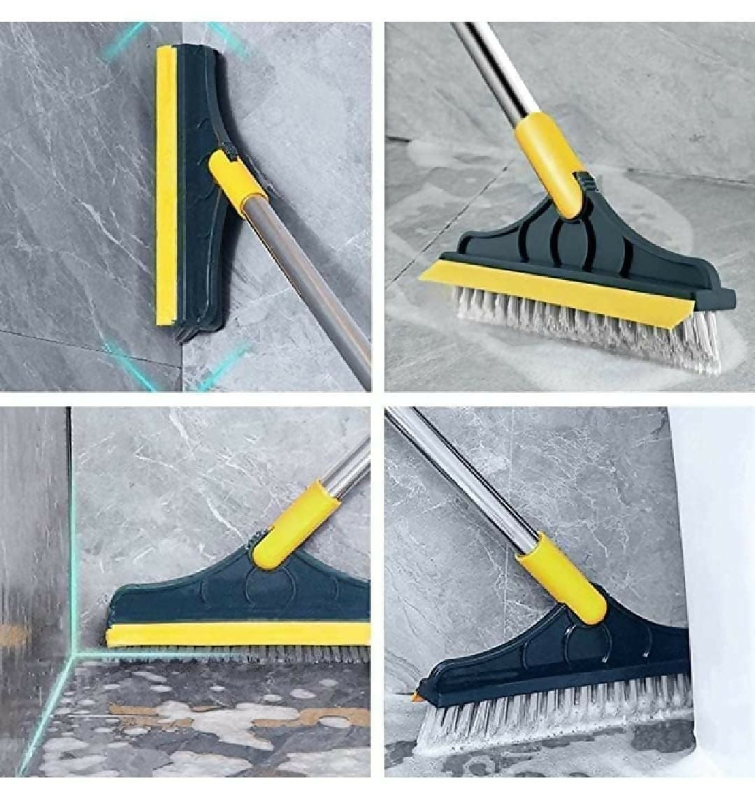 2-in-1 V-Shape Magic Broom and Squeegee