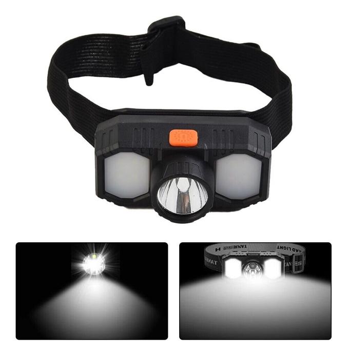 XPE+COB+LED Headlamp With Built-in 18650 Battery USB Rechargeable