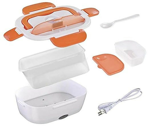 Portable Travel USB Charging Electric Lunch Box & Food Warmer Multi Color Multi- Color