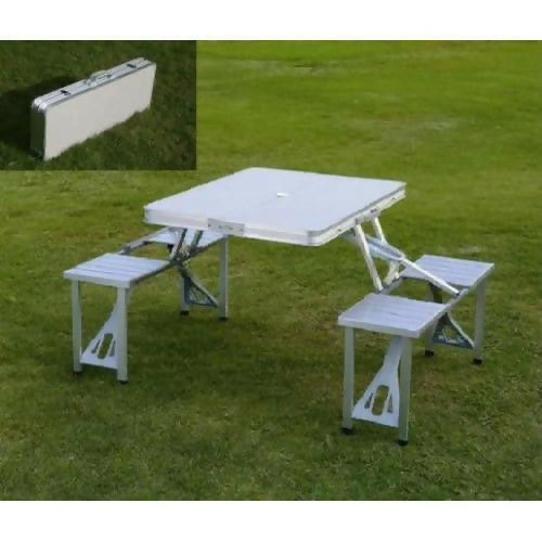 Picnic table with chairs