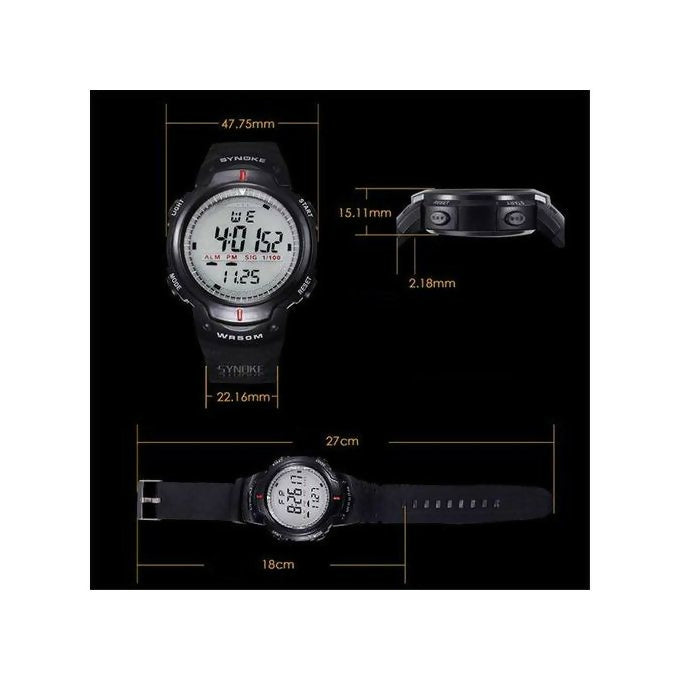 SYNOKE Digital Waterproof(30M) Multifunction Sport Watch