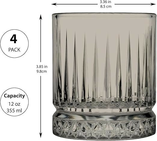 Juice/Whiskey Glass 6pc Set 270ml