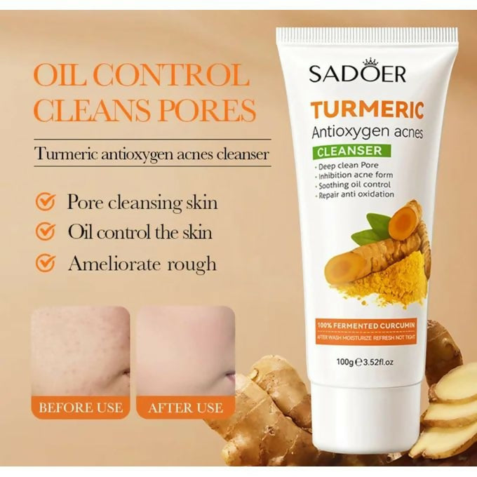 SADOER Turmeric Face Wash Cleanser