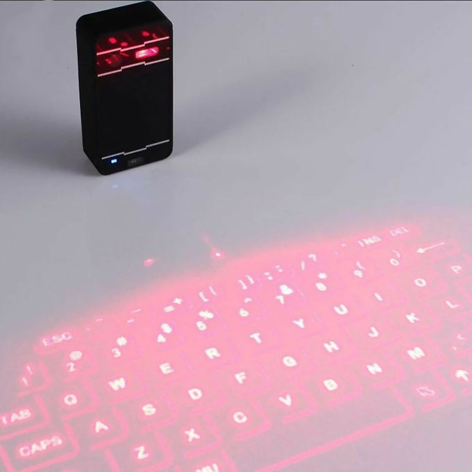 Portable Wireless Virtual Projection Keyboard