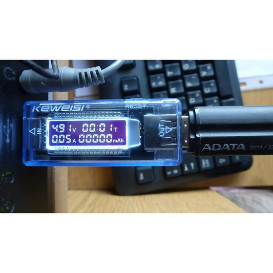 Keweisi USB Voltage Current Meter Capacity Tester