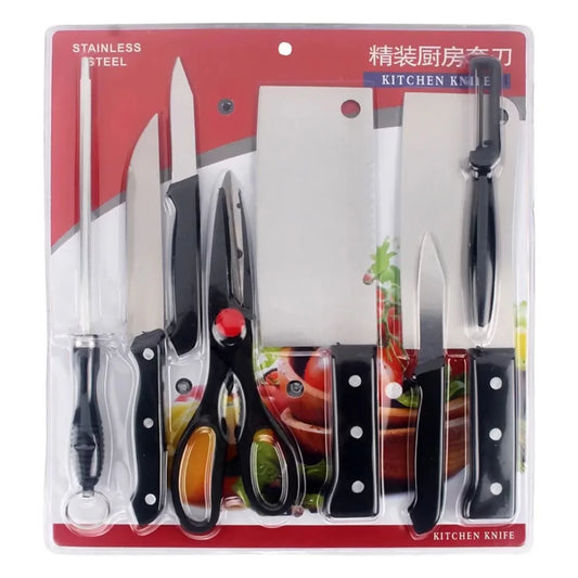 8pc Knife Set (Blister Pack)